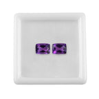 African Amethyst Cushion 8x6 mm
