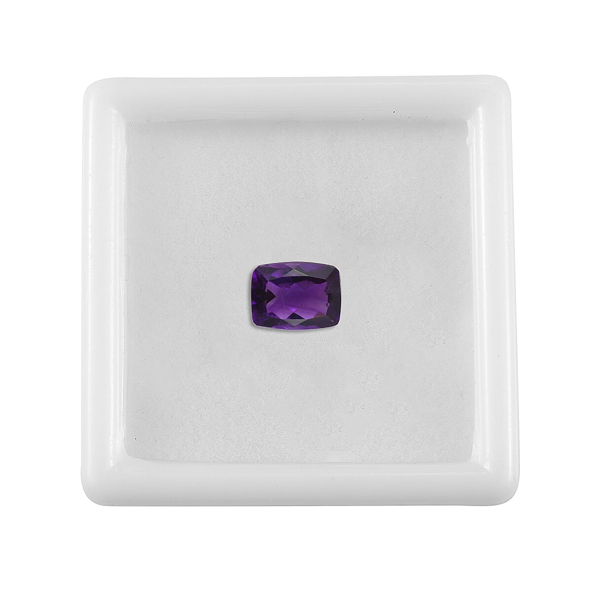 1.18 Ct. African Amethyst Loose Gemstone in Cushion Shape 8070604 3