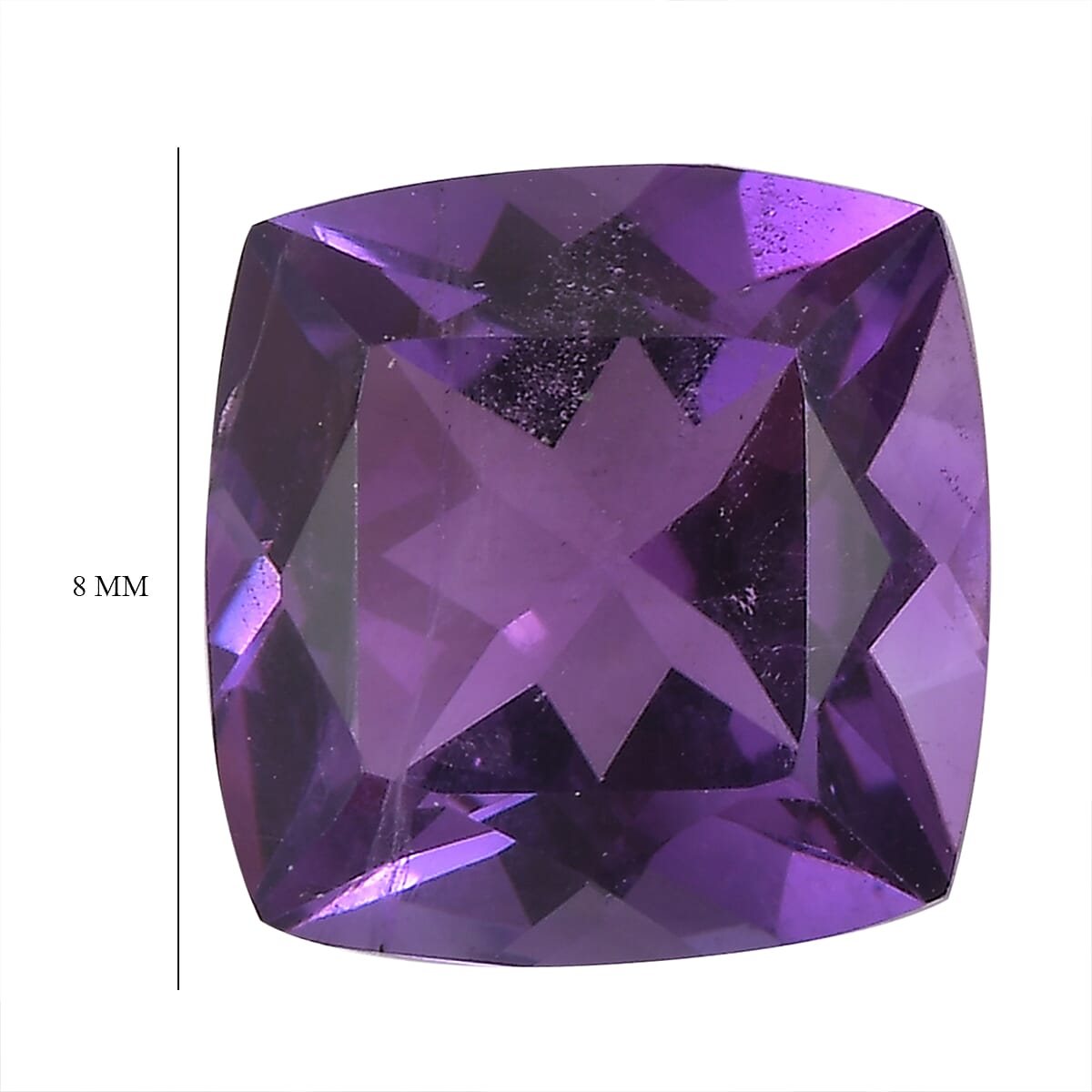 Set of 3 African Amethyst Loose Gemstones in Cushion Shape 5.59 Ct. 8063569 5