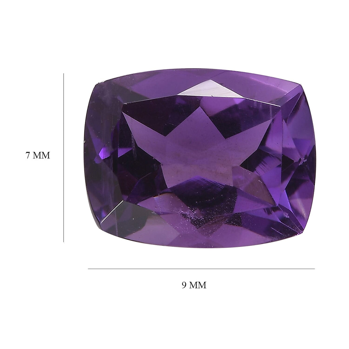 1.96 Ct. African Amethyst Loose Gemstone in Cushion Shape 8063571 4