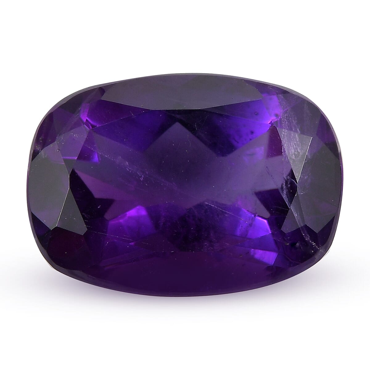 African Amethyst Cushion Cut 14X10 mm Gemstone, 5.77 Ct 8505131 0