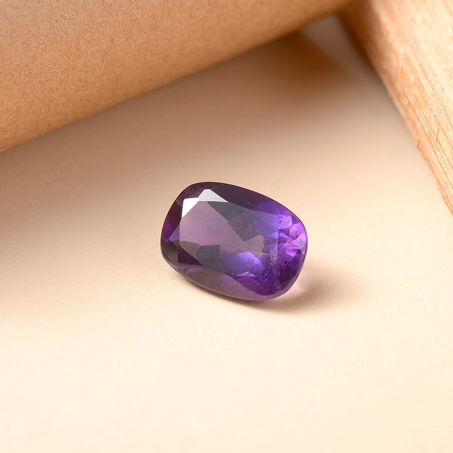 African Amethyst Cushion Cut 14X10 mm Gemstone, 5.77 Ct 8505131 2