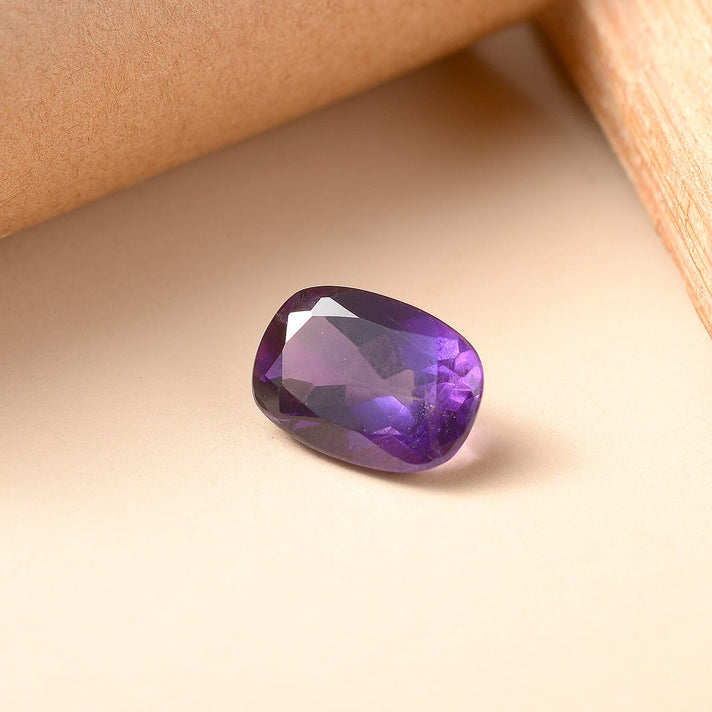 African Amethyst Cushion Cut 14X10 mm Gemstone, 5.77 Ct 8505131 2