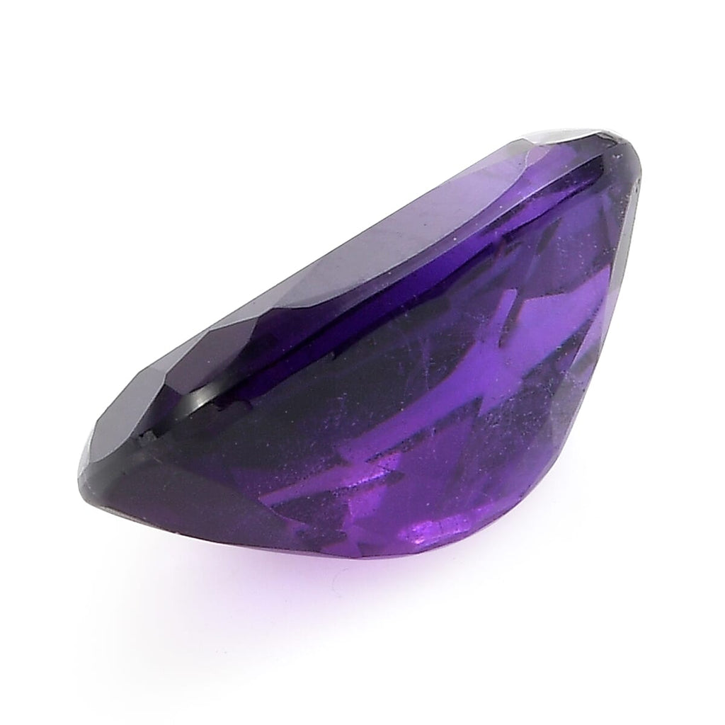African Amethyst Cushion Cut 14X10 mm Gemstone, 5.77 Ct