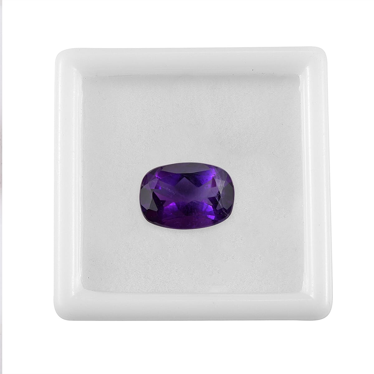 African Amethyst Cushion Cut 14X10 mm Gemstone, 5.77 Ct 8505131 4