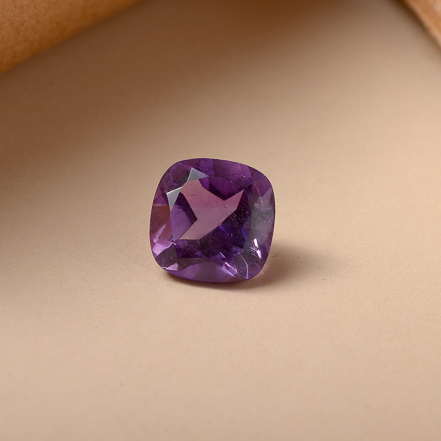 African Amethyst Cushion Cut 9X9 mm Gemstone, 2.87 Ct 8503974 2