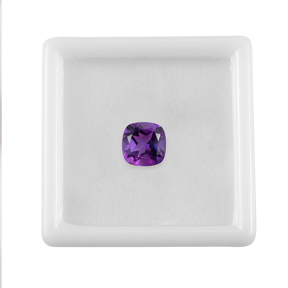 African Amethyst Cushion Cut 9X9 mm Gemstone, 2.87 Ct 8503974 4