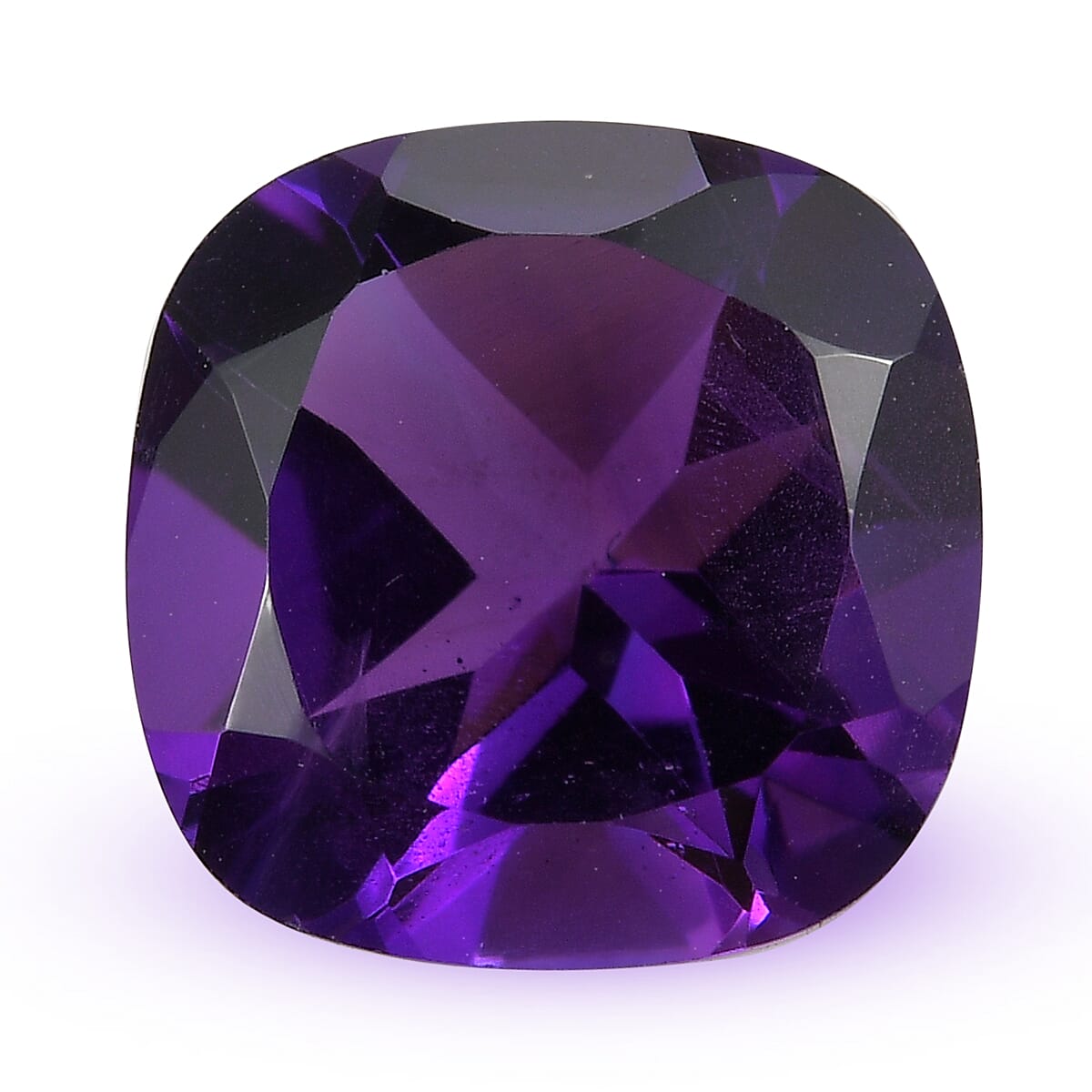 African Amethyst Cushion Cut 9X9 mm Gemstone, 2.92 Ct 8503975 0
