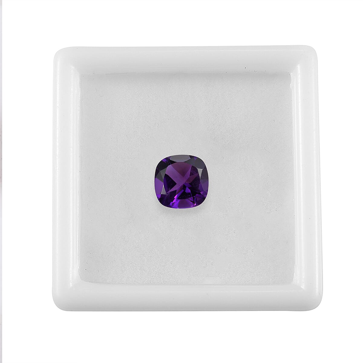 African Amethyst Cushion Cut 9X9 mm Gemstone, 2.92 Ct 8503975 4