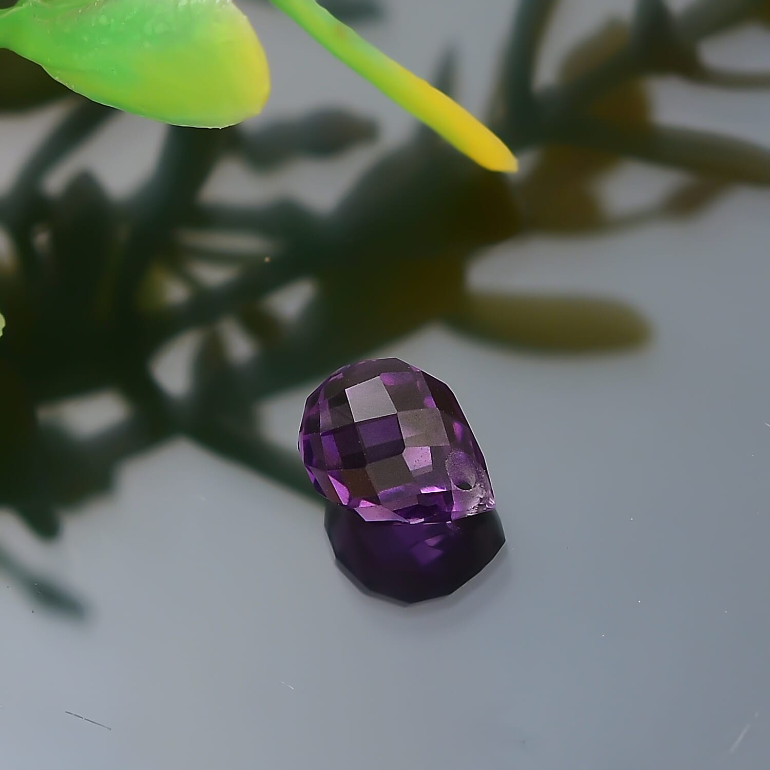 African Amethyst Drop Shape Gemstone 0.9 Ct. 8063575 2