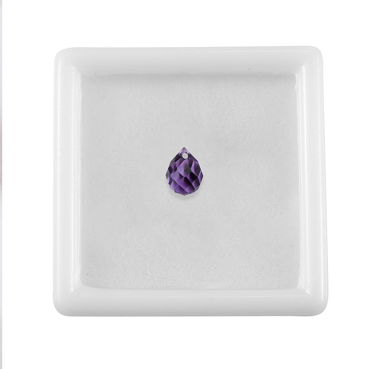 African Amethyst Drop Shape Gemstone 0.9 Ct. 8063575 4