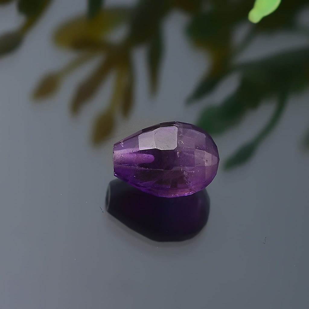 African Amethyst Drop Shape Gemstone 1.6 Ct.