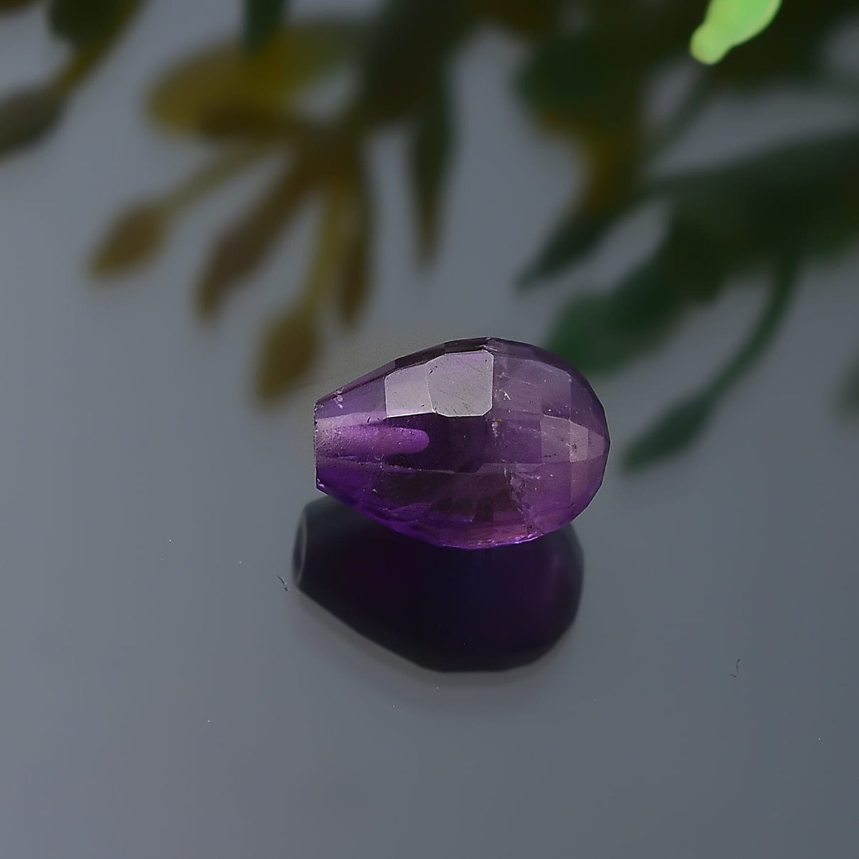 1.6 Ct. African Amethyst Loose Gemstone in Drop Shape 8063576 2