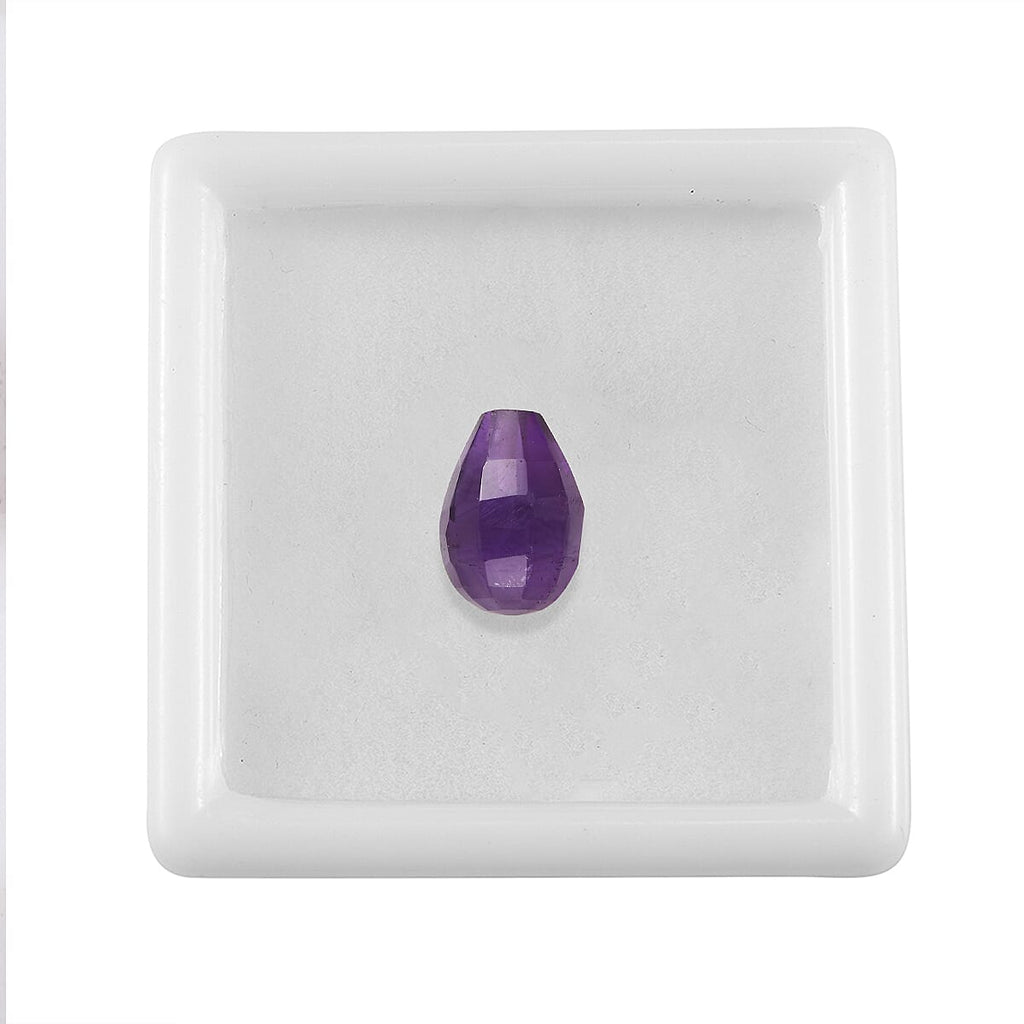 African Amethyst Drop Shape Gemstone 1.6 Ct.