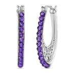 Zambian Amethyst Vintage Earrings 5.310  Ct.