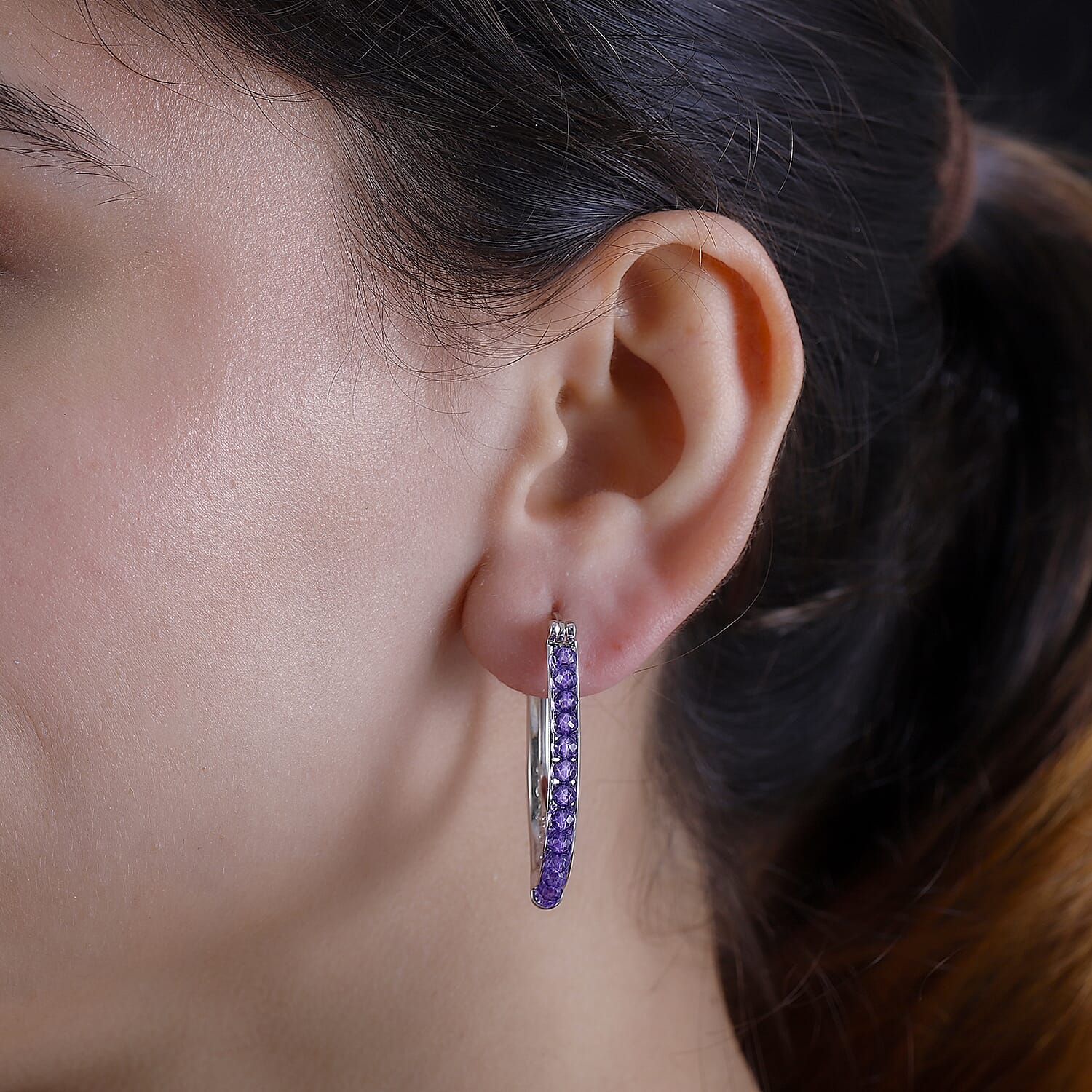 Zambian Amethyst Vintage Earrings 5.310  Ct. 7857756 2