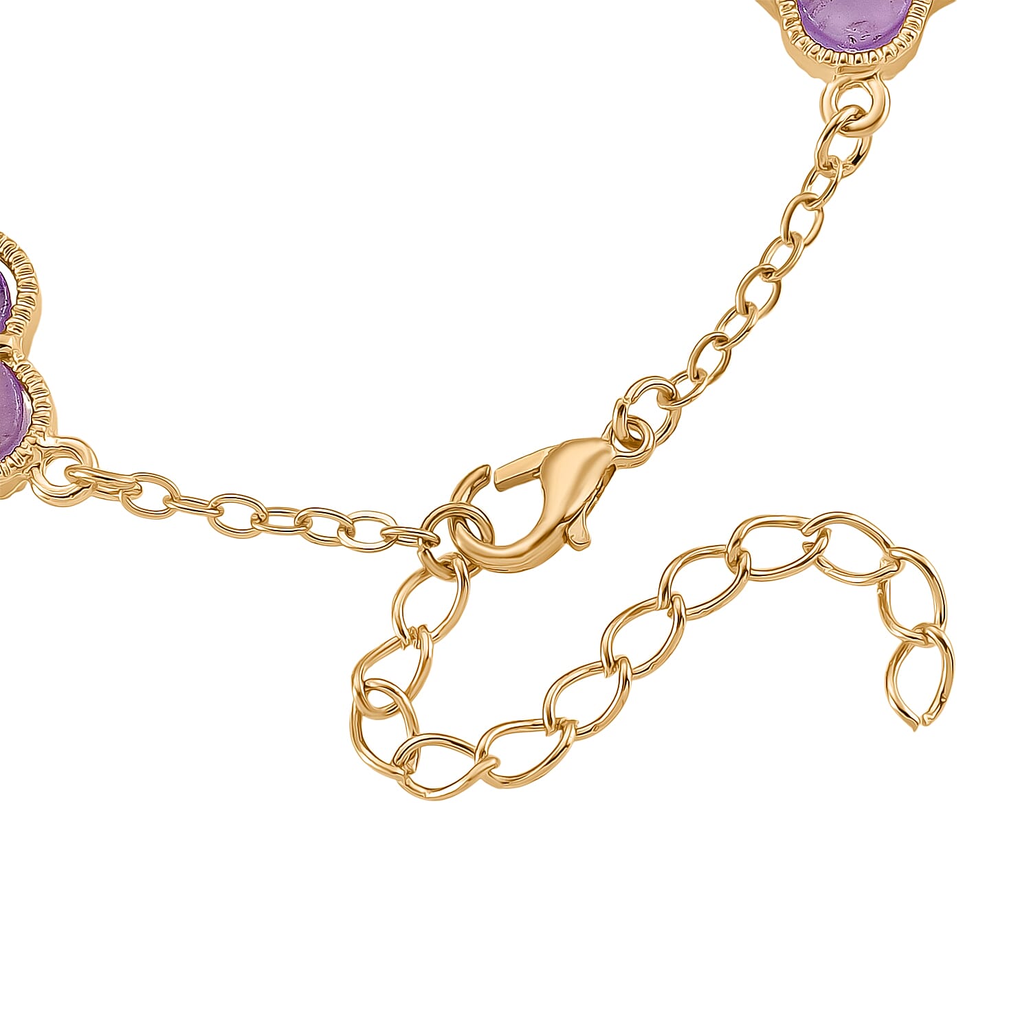 African Amethyst Fancy Bracelet (Size - 7.5)  1.200  Ct. 8279027 5