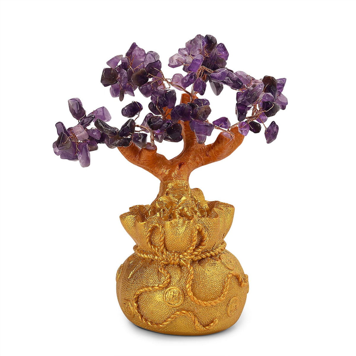 Tucson Find - African Amethyst Gemstone Tree of Life (16-17 cm) -750.00 Ct. 8191397 0