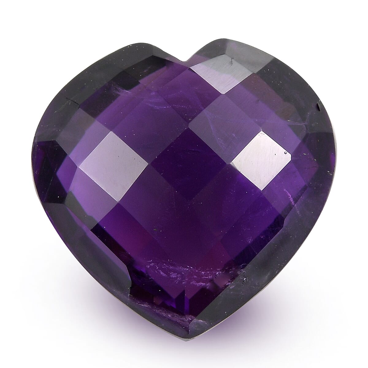 African Amethyst Heart 16 mm Gemstone, 11.94 Ct 8505129 0