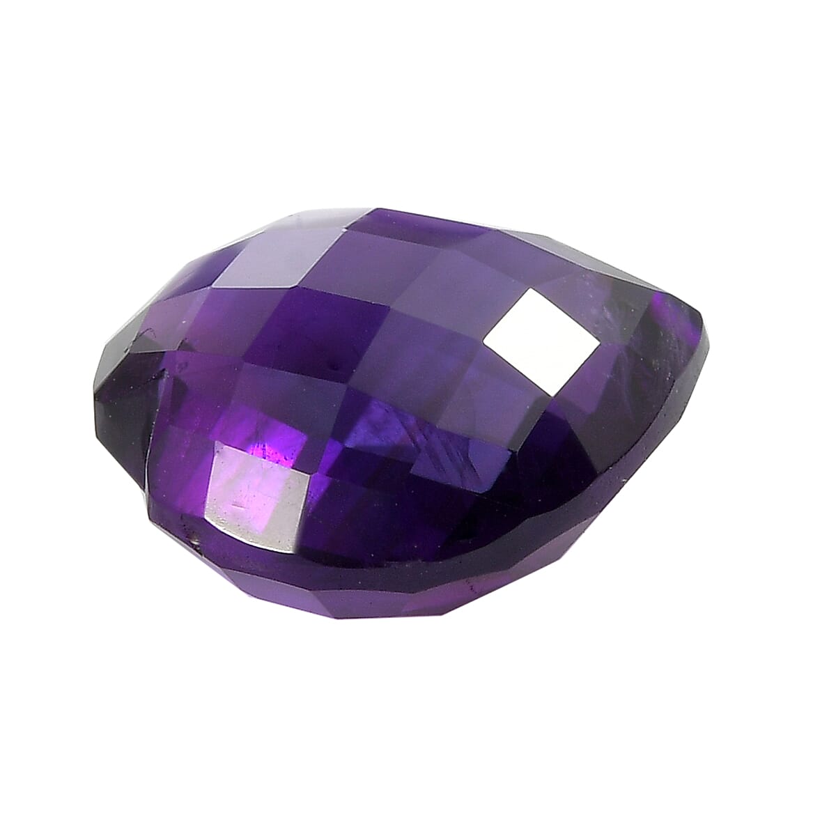 African Amethyst Heart 16 mm Gemstone, 11.94 Ct 8505129 2