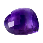 African Amethyst Heart Shape Gemstone 9.56 Ct.