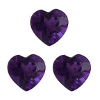 African Amethyst Heart Shape Gemstone 0.64 Ct.