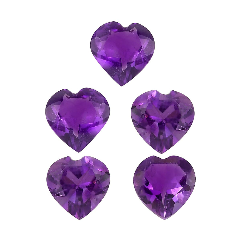 African Amethyst Heart Shape Gemstone 1.69 Ct.