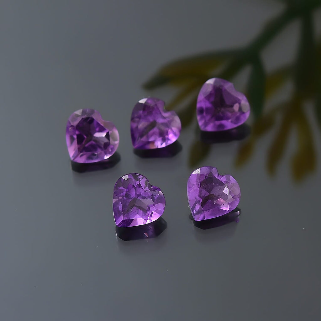 African Amethyst Heart Shape Gemstone 1.69 Ct.