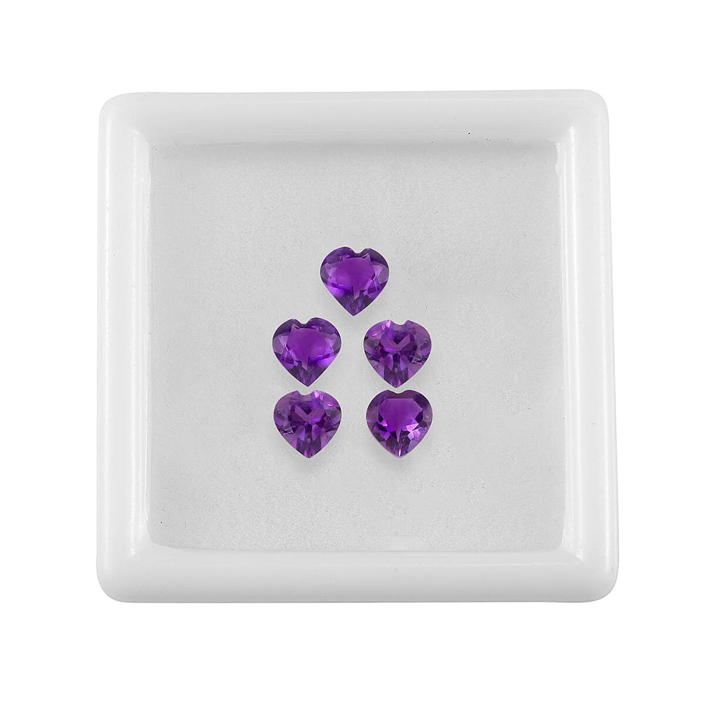 African Amethyst Heart Shape Gemstone 1.69 Ct.