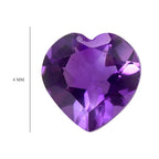 African Amethyst Heart Shape Gemstone 3.13 Ct.