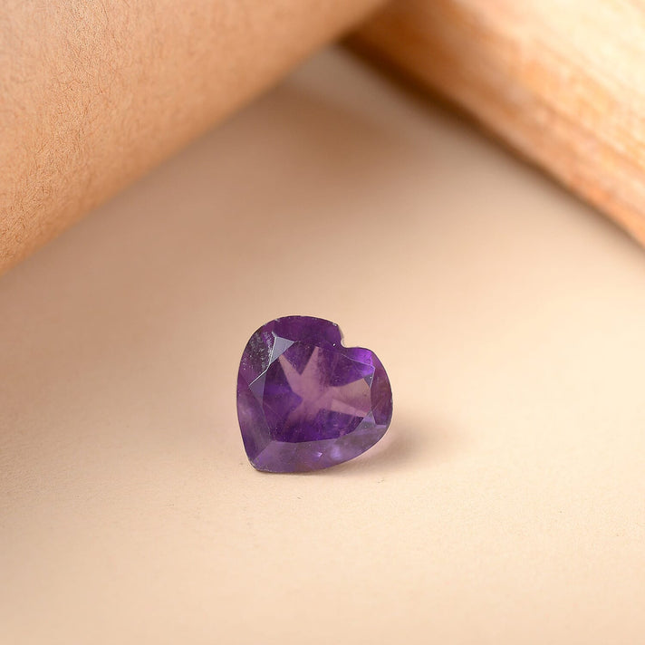 African Amethyst Heart 9 mm Gemstone, 2.15 Ct 8505133 2