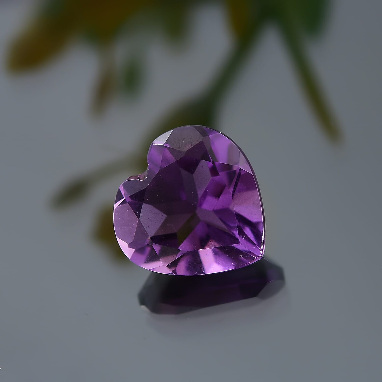 2.38 Ct. African Amethyst Loose Gemstone in Heart Shape 8063585 2