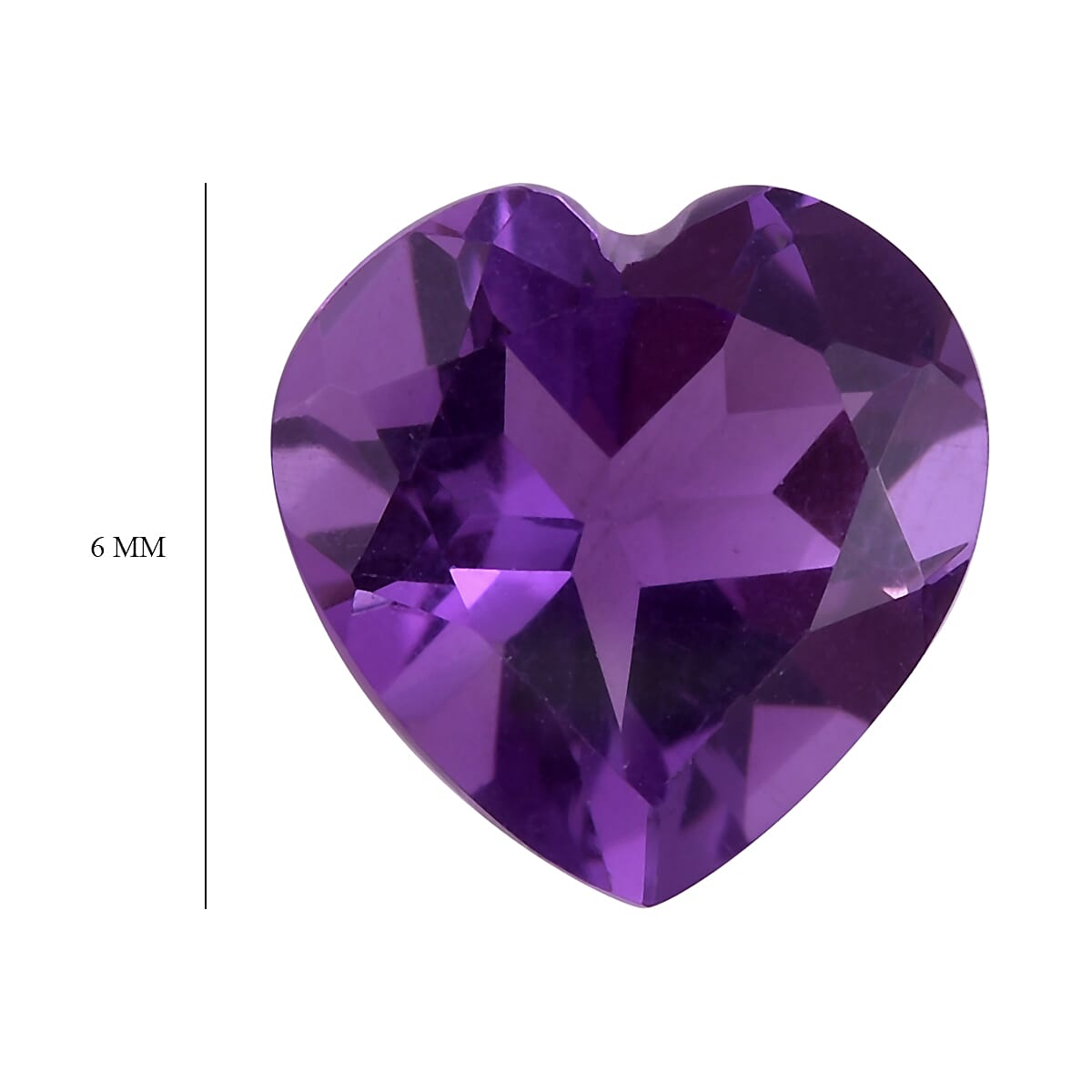 2.38 Ct. African Amethyst Loose Gemstone in Heart Shape 8063585 5