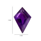 African Amethyst Kite Shape Gemstone 2.47 Ct.
