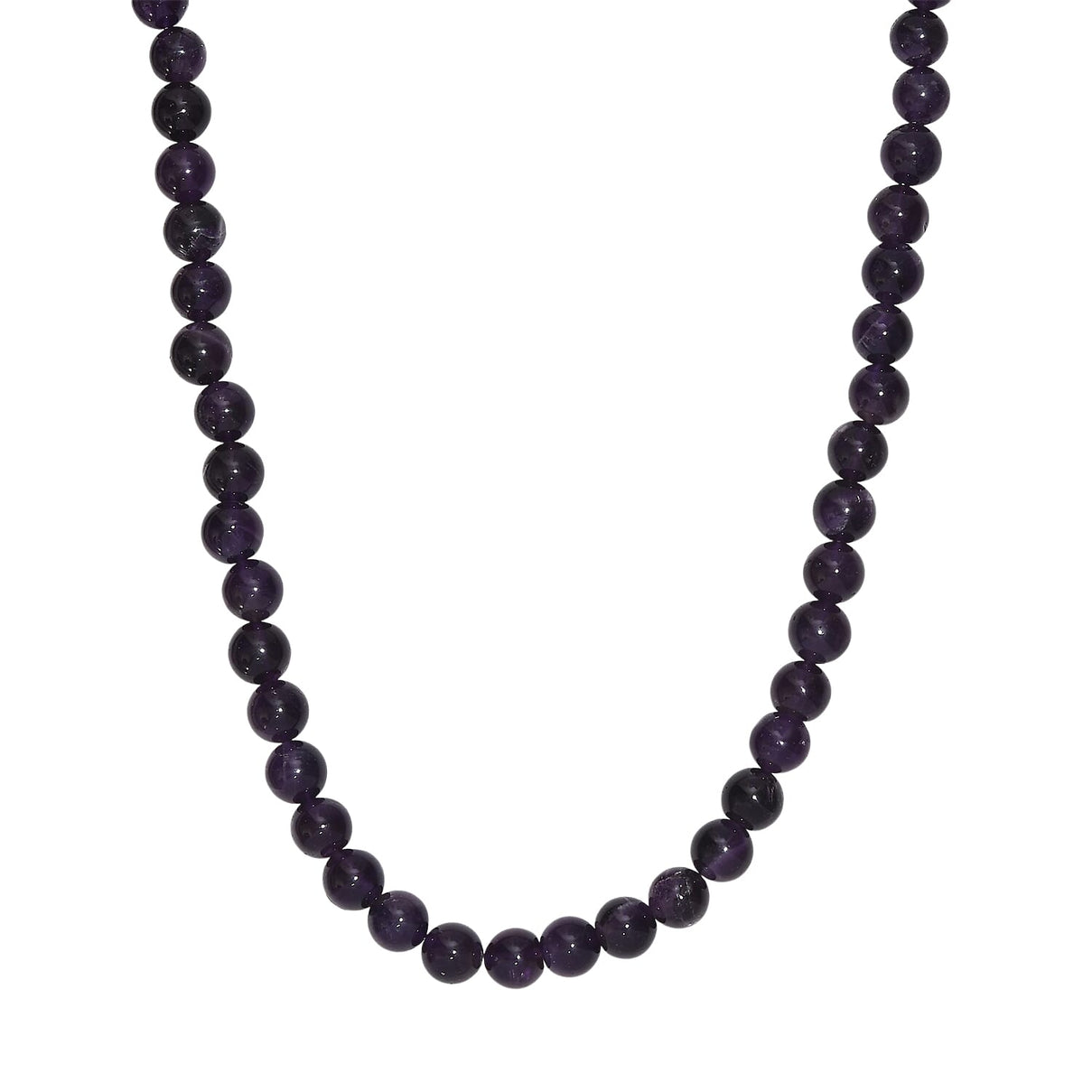 African Amethyst Necklace (Size - 20) with Lobster Clasp 230.00 Ct. 8132613 0