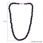African Amethyst Necklace (Size - 20) with Lobster Clasp 230.00 Ct.