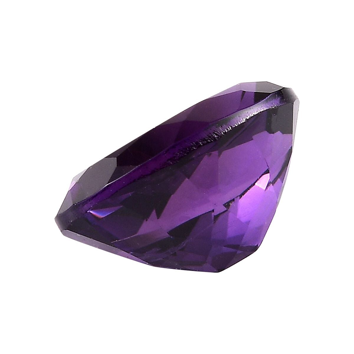 African Amethyst Loose Gemstone in Oval Cut (10x8 mm) 7733615 2