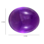 African Amethyst Oval Shape Gemstone 4.46 Ct.