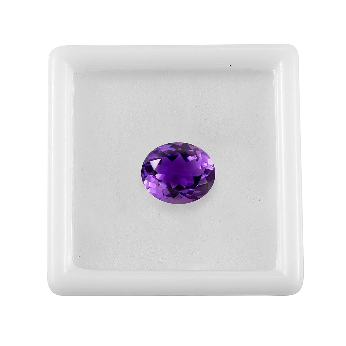 4.20 Ct. African Amethyst Loose Gemstone in Oval Shape 8063592 3