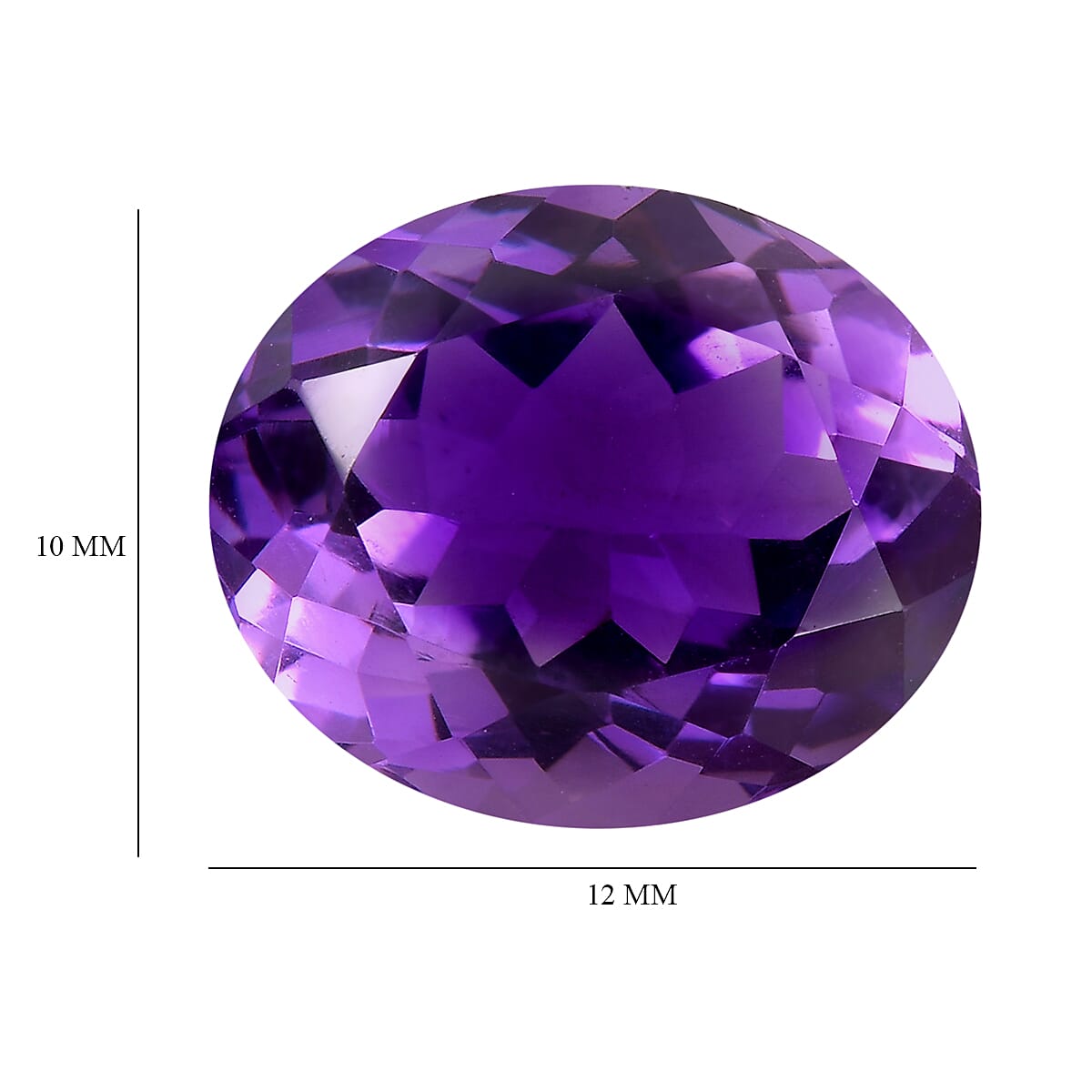 4.20 Ct. African Amethyst Loose Gemstone in Oval Shape 8063592 4