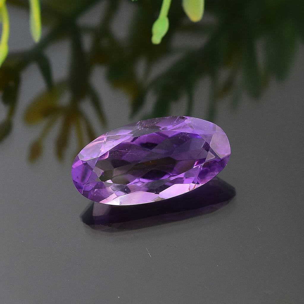 African Amethyst Oval Shape Gemstone 6.36 Ct.