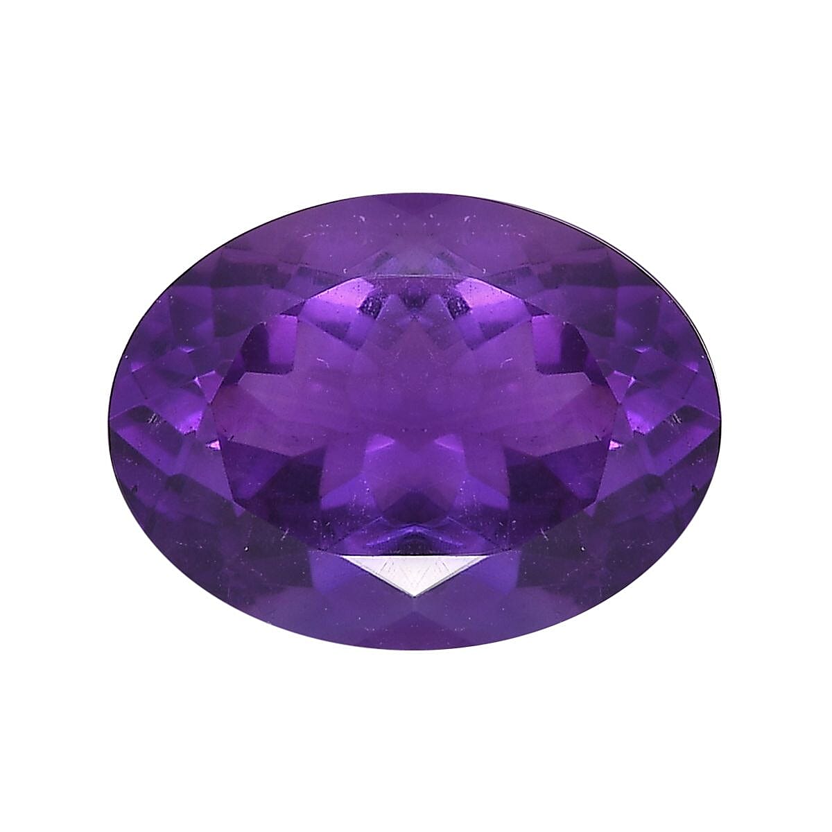 A African amethyst Loose Gemstone in Oval Shape (20x15mm) 15.87 ct. 8025478 0