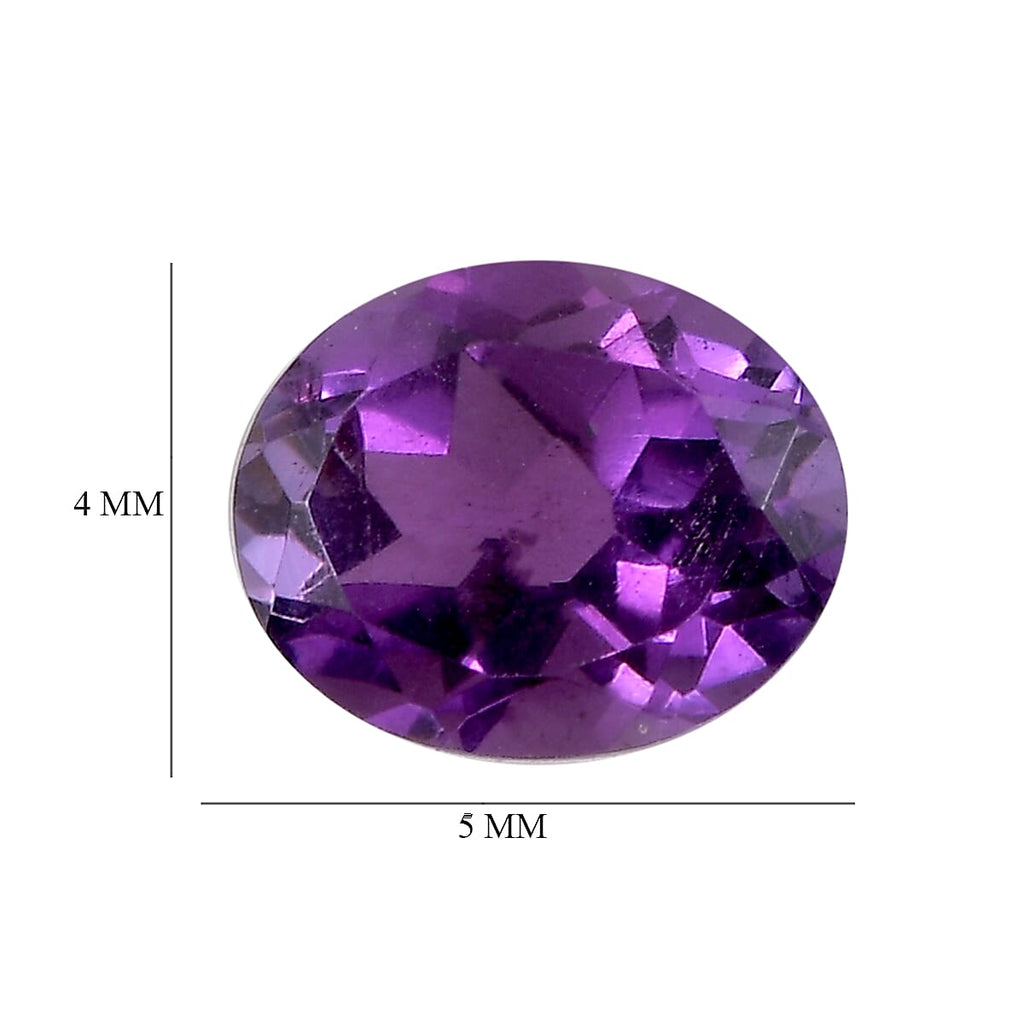 African Amethyst Oval Shape Gemstone 0.84 Ct.