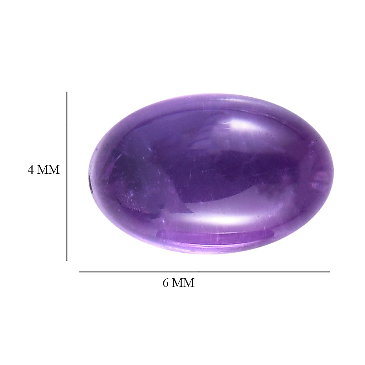 Set of 3 African Amethyst Loose Gemstones in Oval Shape  1.16 Ct. 8063597 4