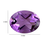 African Amethyst Oval Shape Gemstone 5.50 Ct.