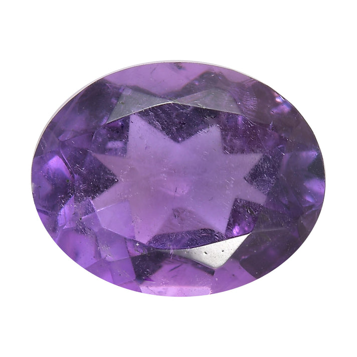 African Amethyst Oval Cut Cut 10X8 mm Gemstone, 2.54 Ct 8498162 1