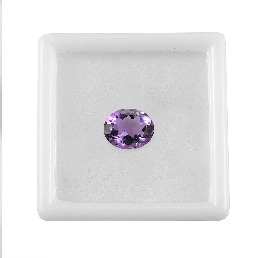 African Amethyst Oval Cut Cut 11X9 mm Gemstone, 3.32 Ct