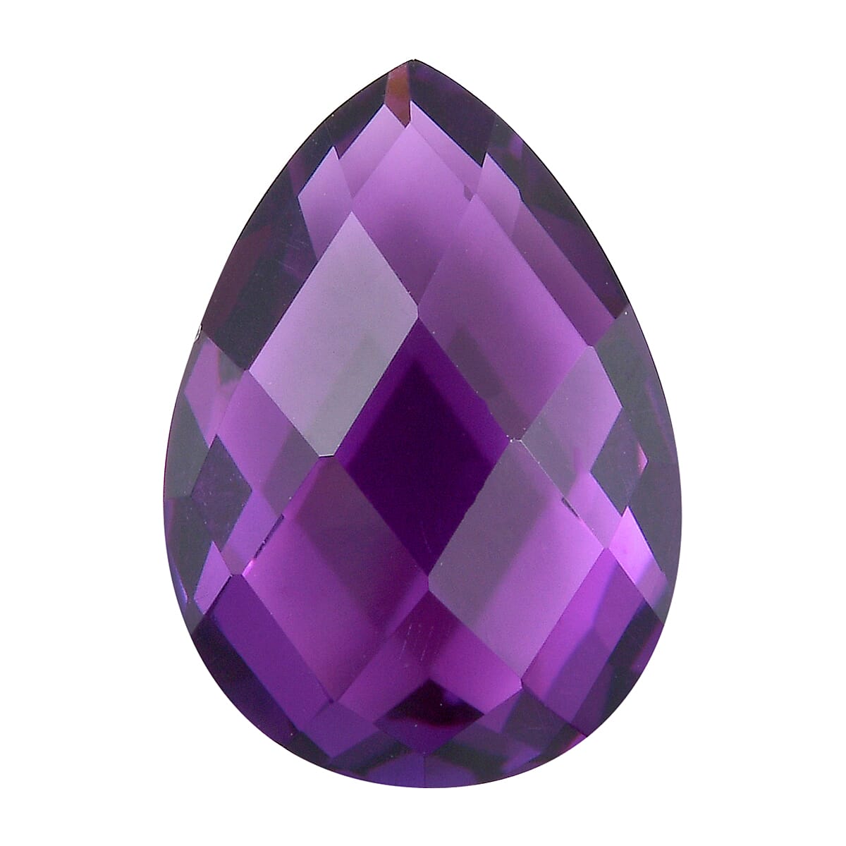 5.63 Ct. African Amethyst Loose Gemstone in Pear Shape 8063601 0