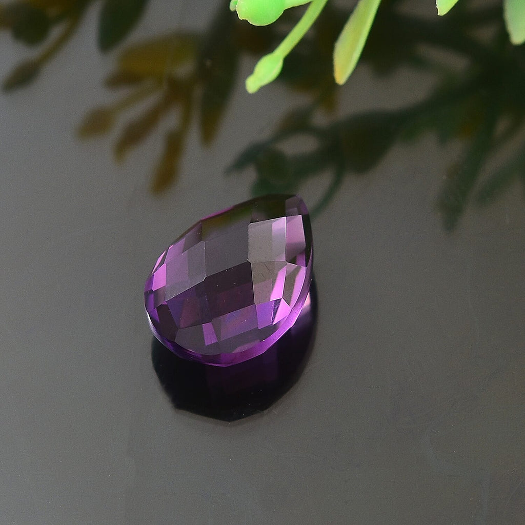 African Amethyst Pear Shape Gemstone 5.63 Ct.