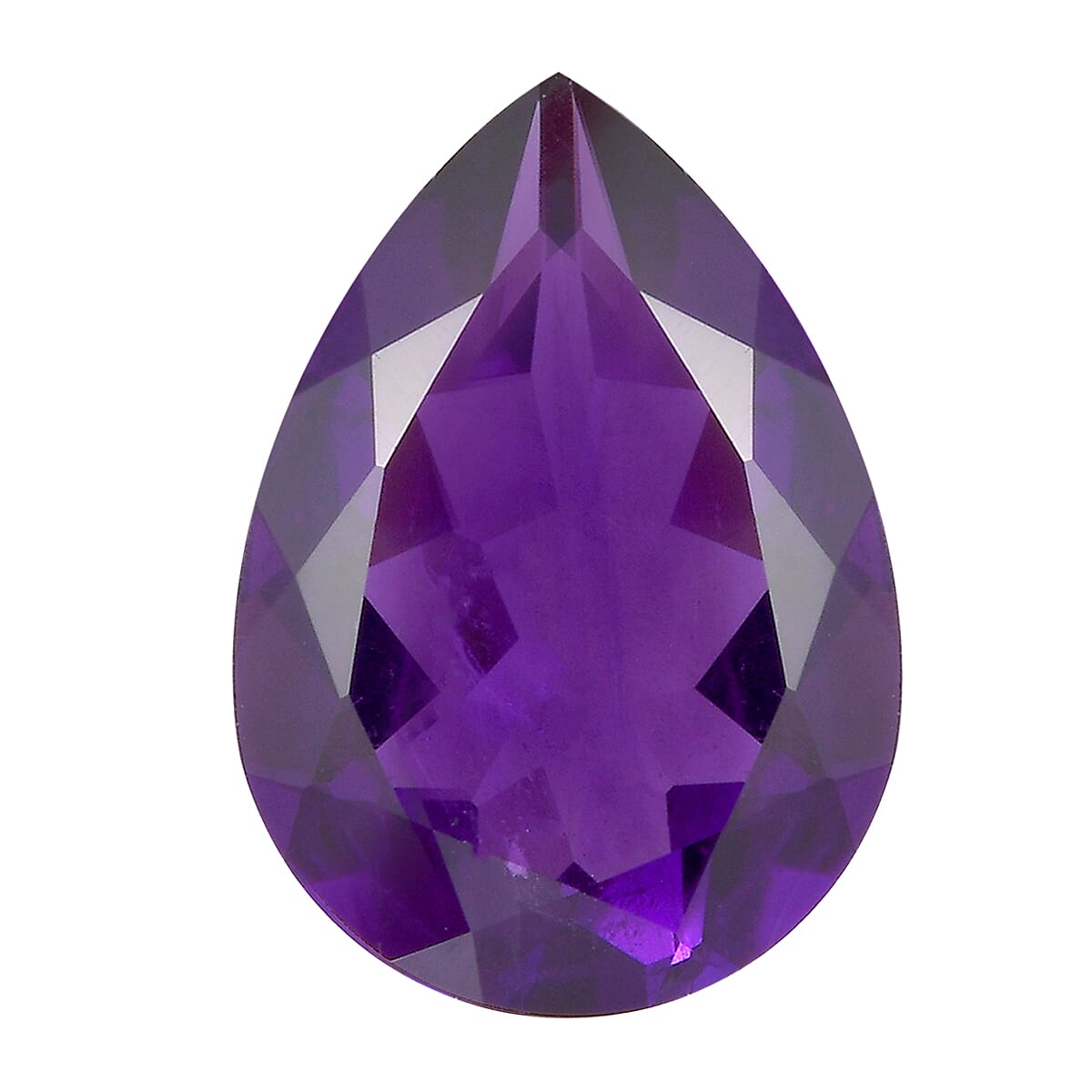 4.44 Ct. African Amethyst Loose Gemstone in Pear Shape 8063603 0